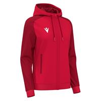 Atlas Hooded Jacket Full Zip W RED XL Teknisk full zip hettejakke til dame
