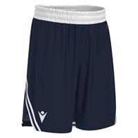 Kansas Basket Eco Shorts NAV/WHT M Teknisk basketshorts - Unisex