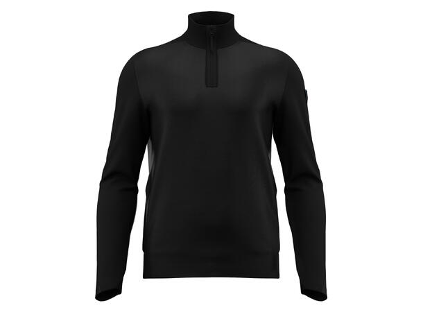 Lunaris 1/4 Zip Sweatshirt BLK M En allsidig genser 