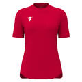 Zyra Womans shirt RED XXS Teknisk trenings T-skjorte til dame