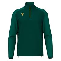 Isen Training 1/4 Zip Top BGRN/GOLD XXS Teknisk treningsgenser - Unisex