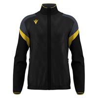 ODIN full zip top BLK/YEL XL Jakke med kontrastdetaljer